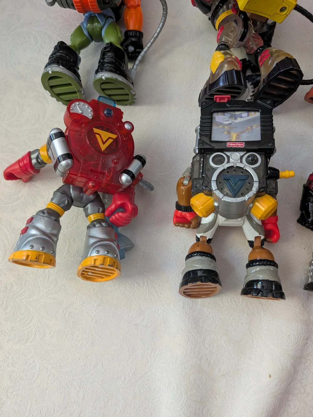Fisher-Price Rescue Heroes Mixed Lot 10 Action Figures w/ Accessories Unboxed